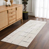 Hauteloom Koume SFEBKOUMEA1 Beige Machine Made Polyester Rug