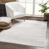 Hauteloom Tigris TGS2318 Ivory Machine Made Polypropylene Rug
