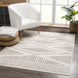 Hauteloom Tigris TGS2328 Ivory Machine Made Polypropylene Rug