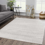 Hauteloom Tigris TGS2317 Ivory Machine Made Polypropylene Rug