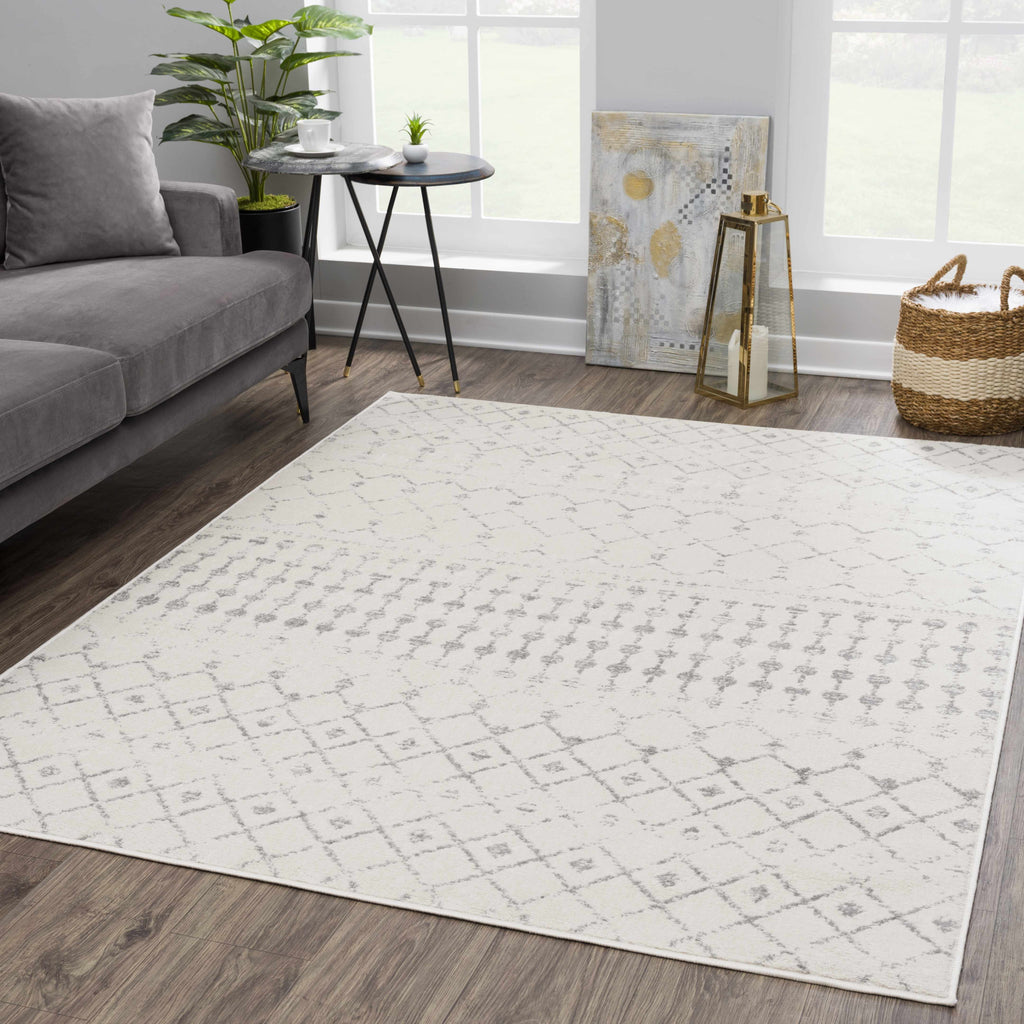 Hauteloom Tigris TGS2331 Ivory Machine Made Polypropylene Rug