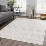 Hauteloom Tigris TGS2331 Ivory Machine Made Polypropylene Rug