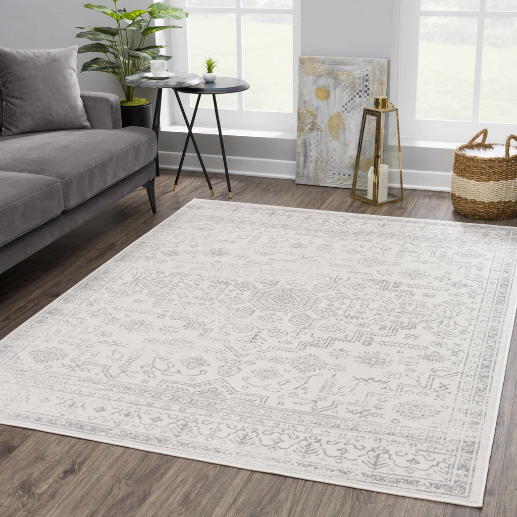 Hauteloom Tigris TGS2323 Ivory Machine Made Polypropylene Rug