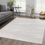 Hauteloom Tigris TGS2318 Ivory Machine Made Polypropylene Rug