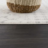 Hauteloom Tigris TGS2331 Ivory Machine Made Polypropylene Rug