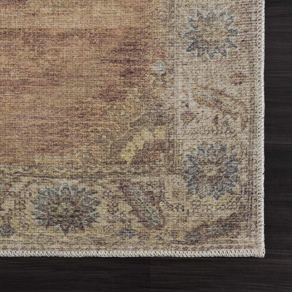 Hauteloom Powhatan POWHA Camel Machine Made Chenille-Polyester Rug
