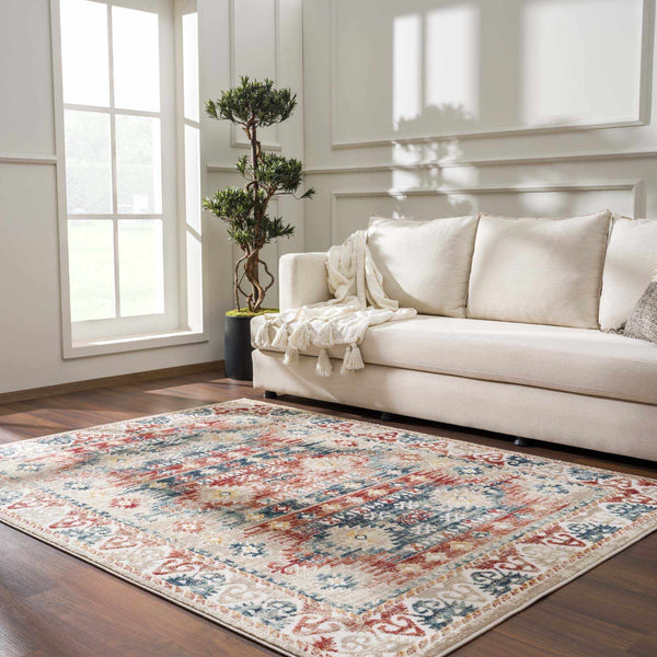 Hauteloom Bindi HJPTBINDIA1 Blue Machine Made Polypropylene Rug