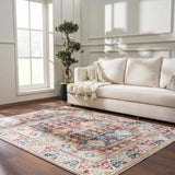 Hauteloom Bindi HJPTBINDIA1 Blue Machine Made Polypropylene Rug