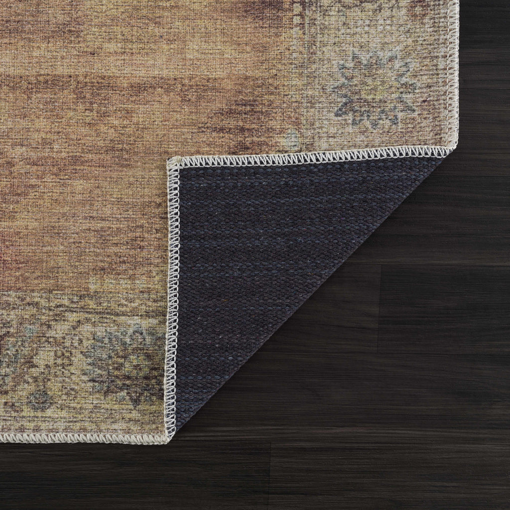 Hauteloom Powhatan POWHA Camel Machine Made Chenille-Polyester Rug