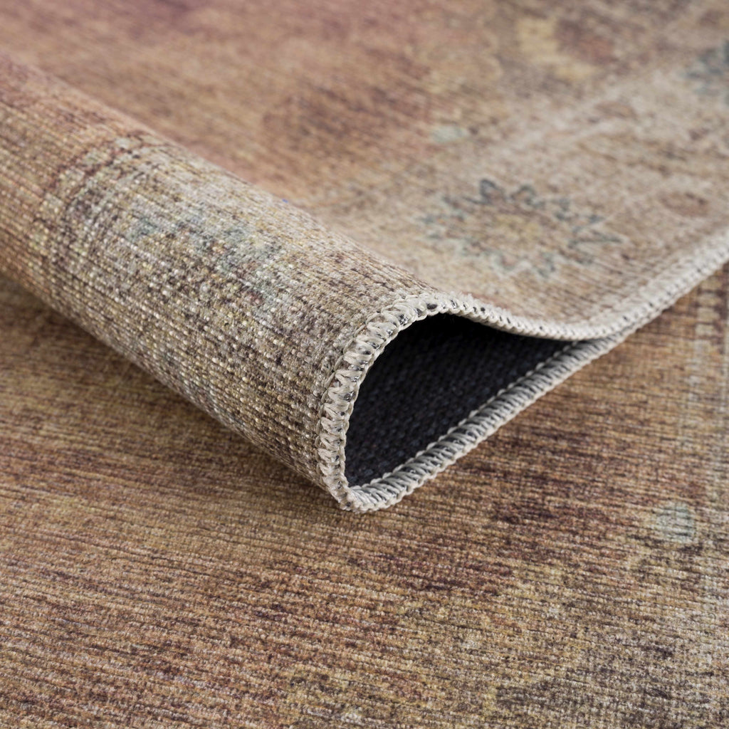 Hauteloom Powhatan POWHA Camel Machine Made Chenille-Polyester Rug