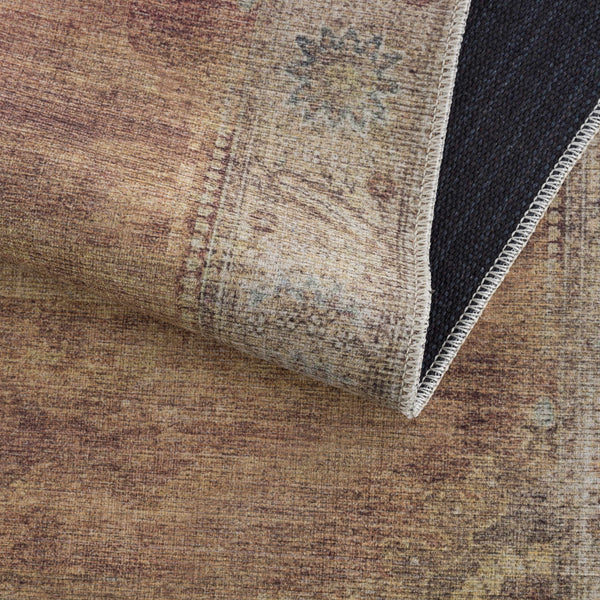 Hauteloom Powhatan POWHA Camel Machine Made Chenille-Polyester Rug