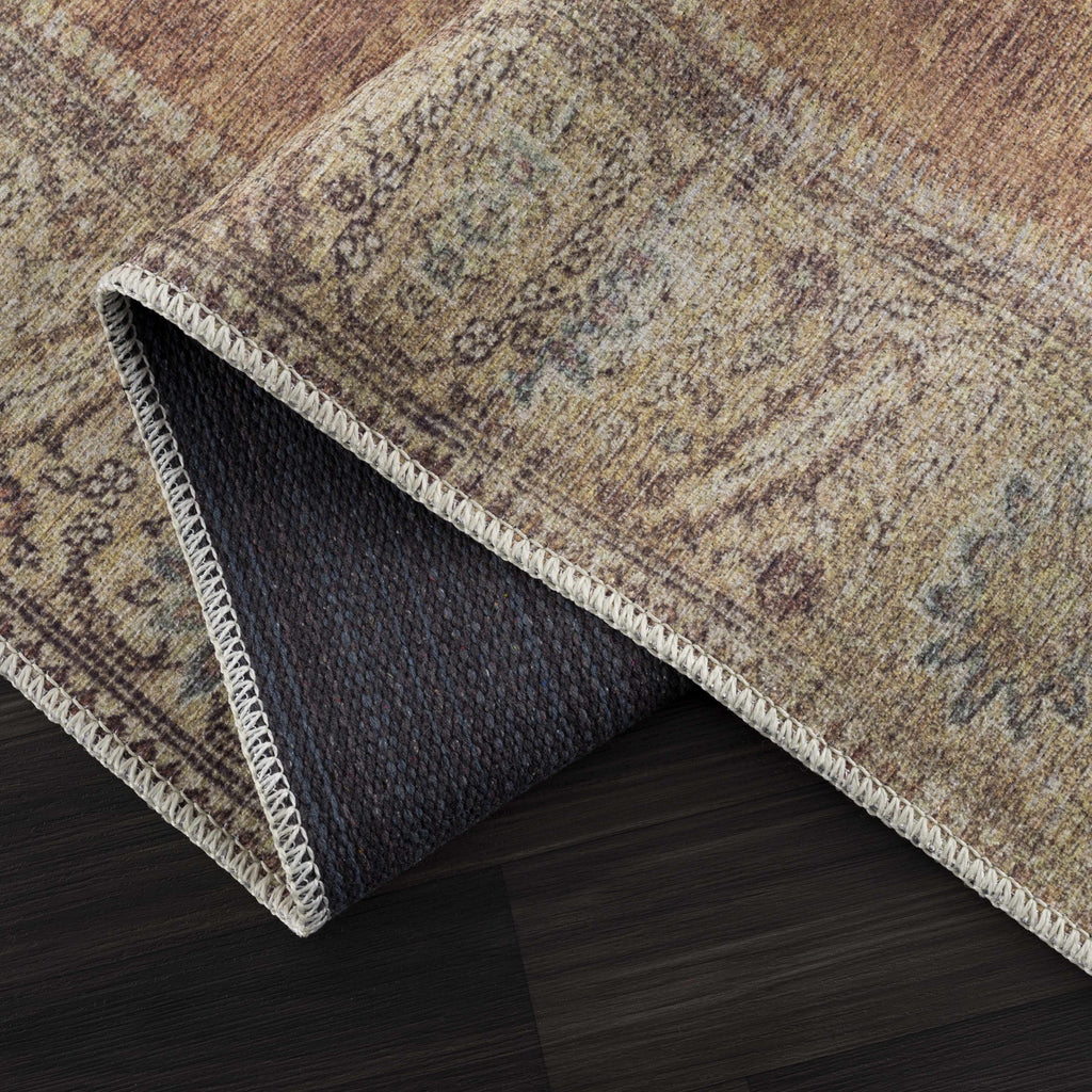 Hauteloom Powhatan POWHA Camel Machine Made Chenille-Polyester Rug