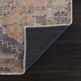 Hauteloom Carrabelle CRRB Navy Machine Made Chenille-Polyester Rug