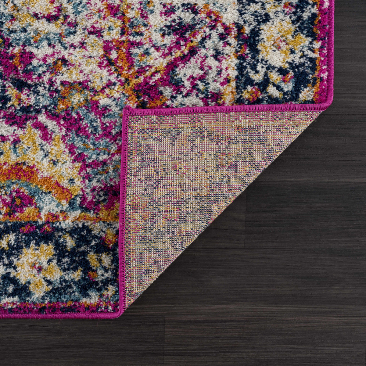 Hauteloom Vick VIC Teal Machine Made Polypropylene Rug