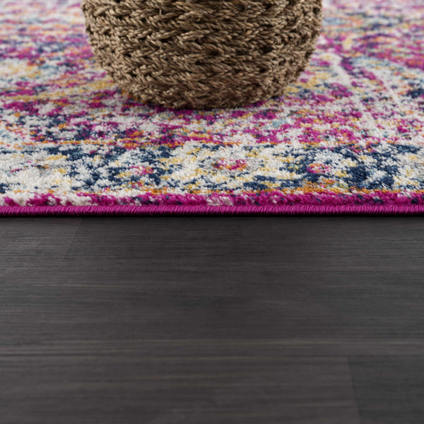 Hauteloom Vick VIC Teal Machine Made Polypropylene Rug