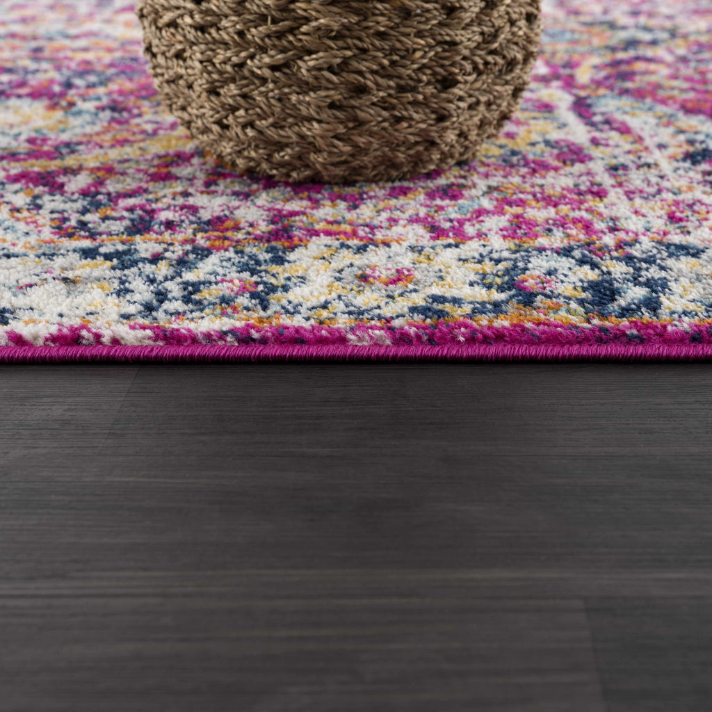 Hauteloom Vick VIC Teal Machine Made Polypropylene Rug