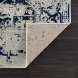 Hauteloom Limestone LIM Medium Gray Machine Made Polypropylene Rug