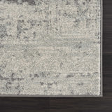 Hauteloom Rachel RAC Charcoal Machine Made Polypropylene Rug