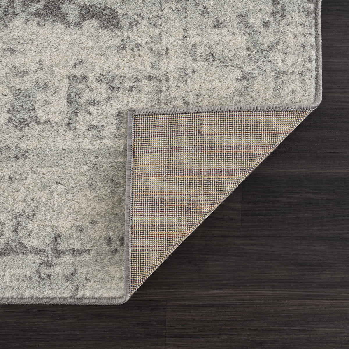 Hauteloom Rachel RAC Charcoal Machine Made Polypropylene Rug