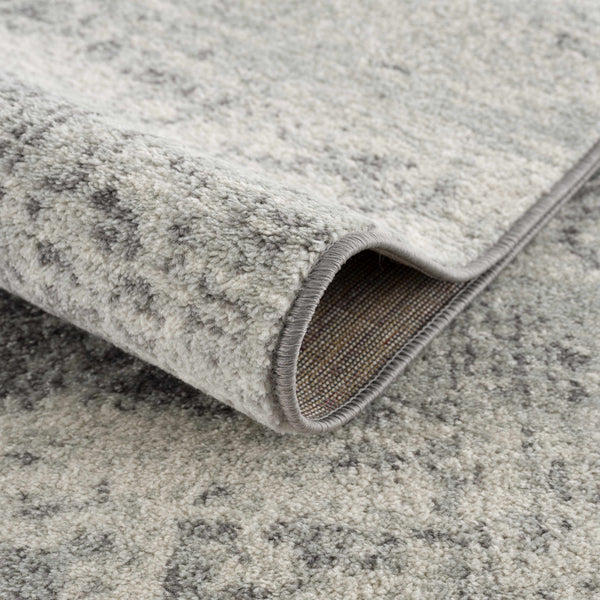 Hauteloom Rachel RAC Charcoal Machine Made Polypropylene Rug
