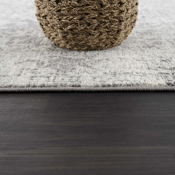 Hauteloom Rachel RAC Charcoal Machine Made Polypropylene Rug
