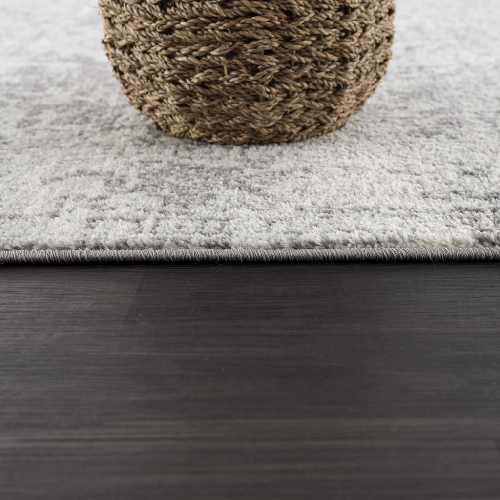 Hauteloom Rachel RAC Charcoal Machine Made Polypropylene Rug