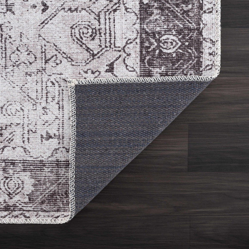 Hauteloom Kyan KYAN Gray Machine Made Cotton Rug