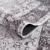 Hauteloom Kyan KYAN Gray Machine Made Cotton Rug