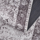 Hauteloom Kyan KYAN Gray Machine Made Cotton Rug