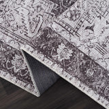 Hauteloom Kyan KYAN Gray Machine Made Cotton Rug