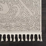 Hauteloom Birdwoody BRDWY Beige Machine Made Polypropylene Rug