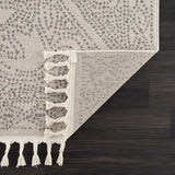 Hauteloom Birdwoody BRDWY Beige Machine Made Polypropylene Rug