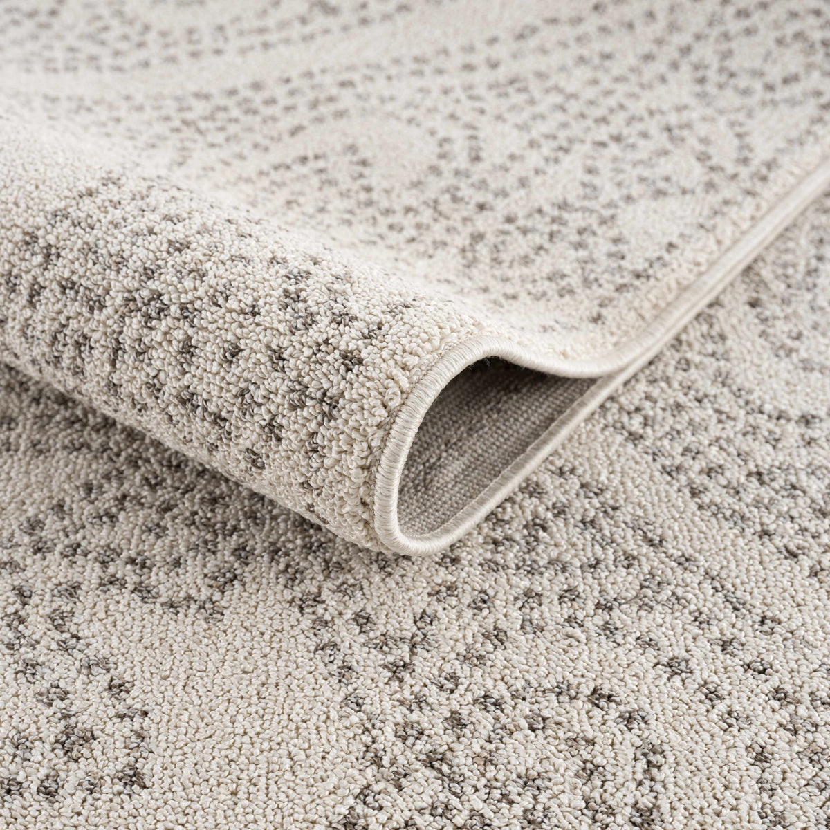 Hauteloom Birdwoody BRDWY Beige Machine Made Polypropylene Rug