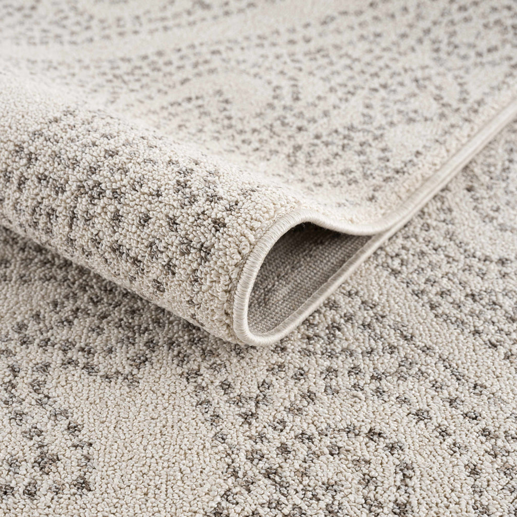 Hauteloom Birdwoody BRDWY Beige Machine Made Polypropylene Rug