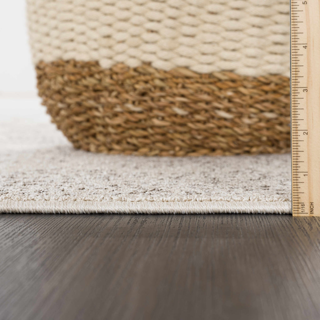 Hauteloom Birdwoody BRDWY Beige Machine Made Polypropylene Rug