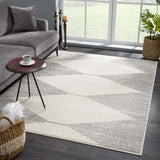 Hauteloom MARASH KMRSH4613 Gray Machine Made Polypropylene Rug