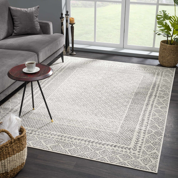Hauteloom MARASH KMRSH4611 Gray Machine Made Polypropylene Rug