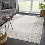 Hauteloom MARASH KMRSH4611 Gray Machine Made Polypropylene Rug