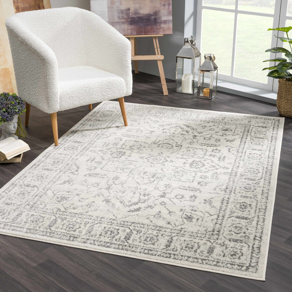 Hauteloom MARASH KMRSH4609 Ivory Machine Made Polypropylene Rug