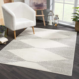 Hauteloom MARASH KMRSH4613 Gray Machine Made Polypropylene Rug
