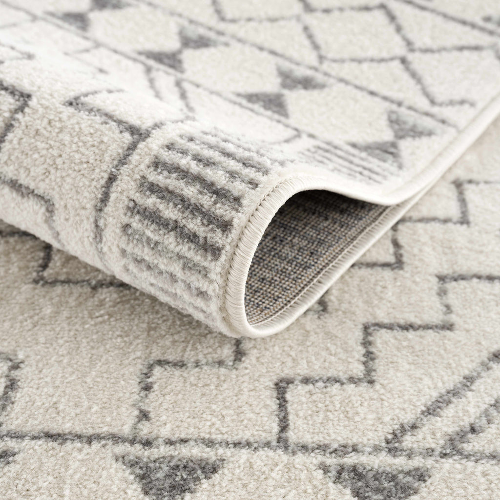 Hauteloom Limited Edition KMRSH4614 Gray Machine Made Polypropylene Rug