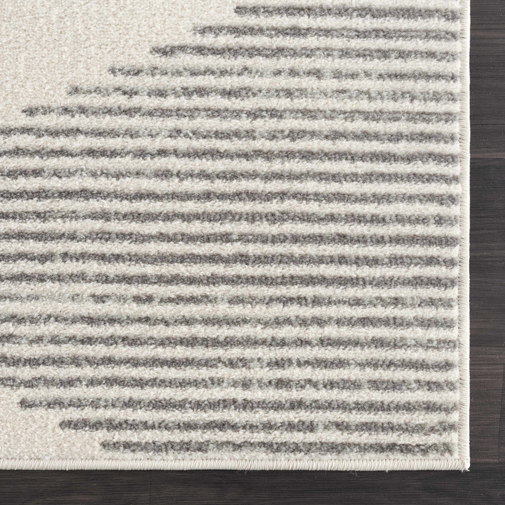 Hauteloom MARASH KMRSH4613 Gray Machine Made Polypropylene Rug