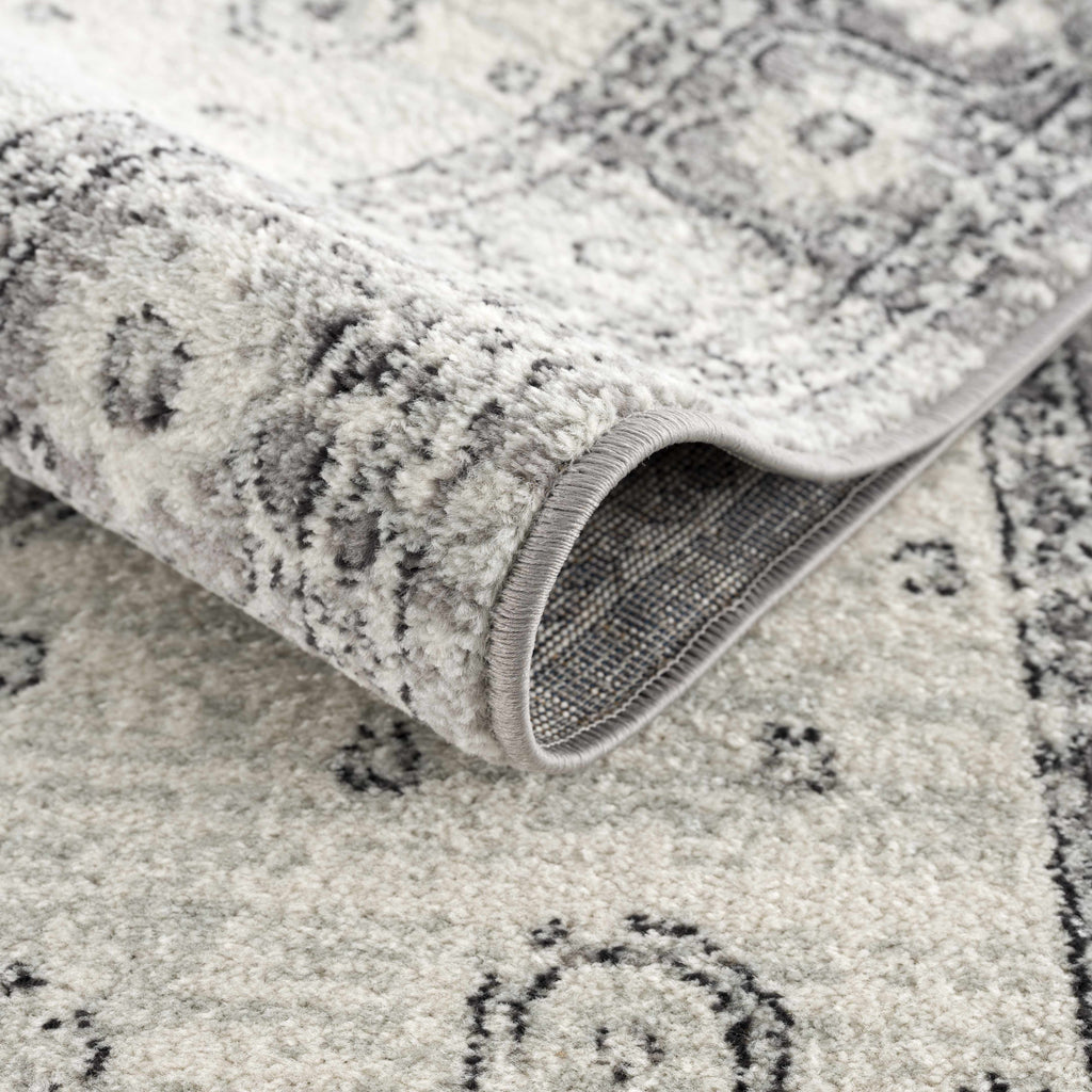 Hauteloom MARASH KMRSH4605 Gray Machine Made Polypropylene Rug