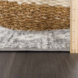 Hauteloom MARASH KMRSH4605 Gray Machine Made Polypropylene Rug