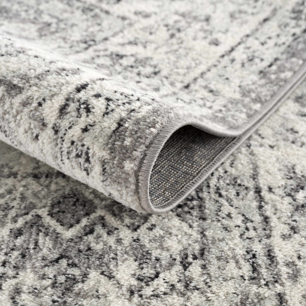 Hauteloom MARASH KMRSH4615 Gray Machine Made Polypropylene Rug