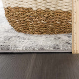 Hauteloom MARASH KMRSH4615 Gray Machine Made Polypropylene Rug