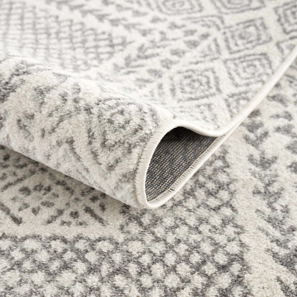 Hauteloom MARASH KMRSH4611 Gray Machine Made Polypropylene Rug