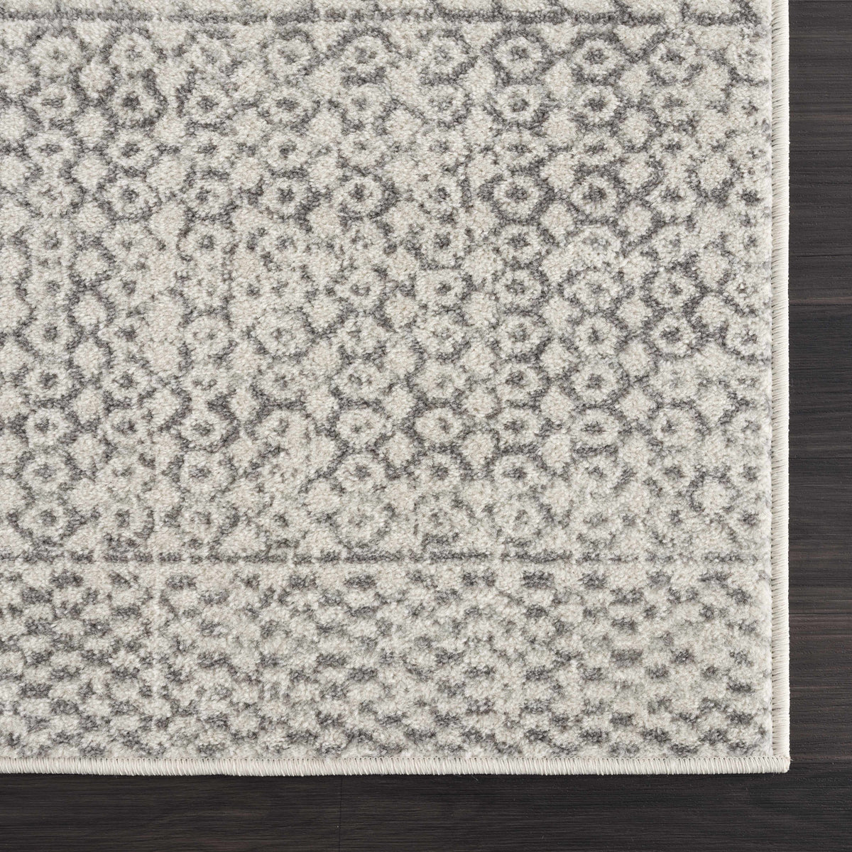 Hauteloom MARASH KMRSH4610 Gray Machine Made Polypropylene Rug