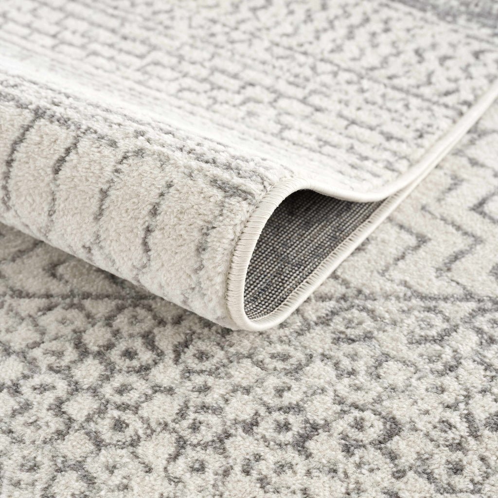 Hauteloom MARASH KMRSH4610 Gray Machine Made Polypropylene Rug