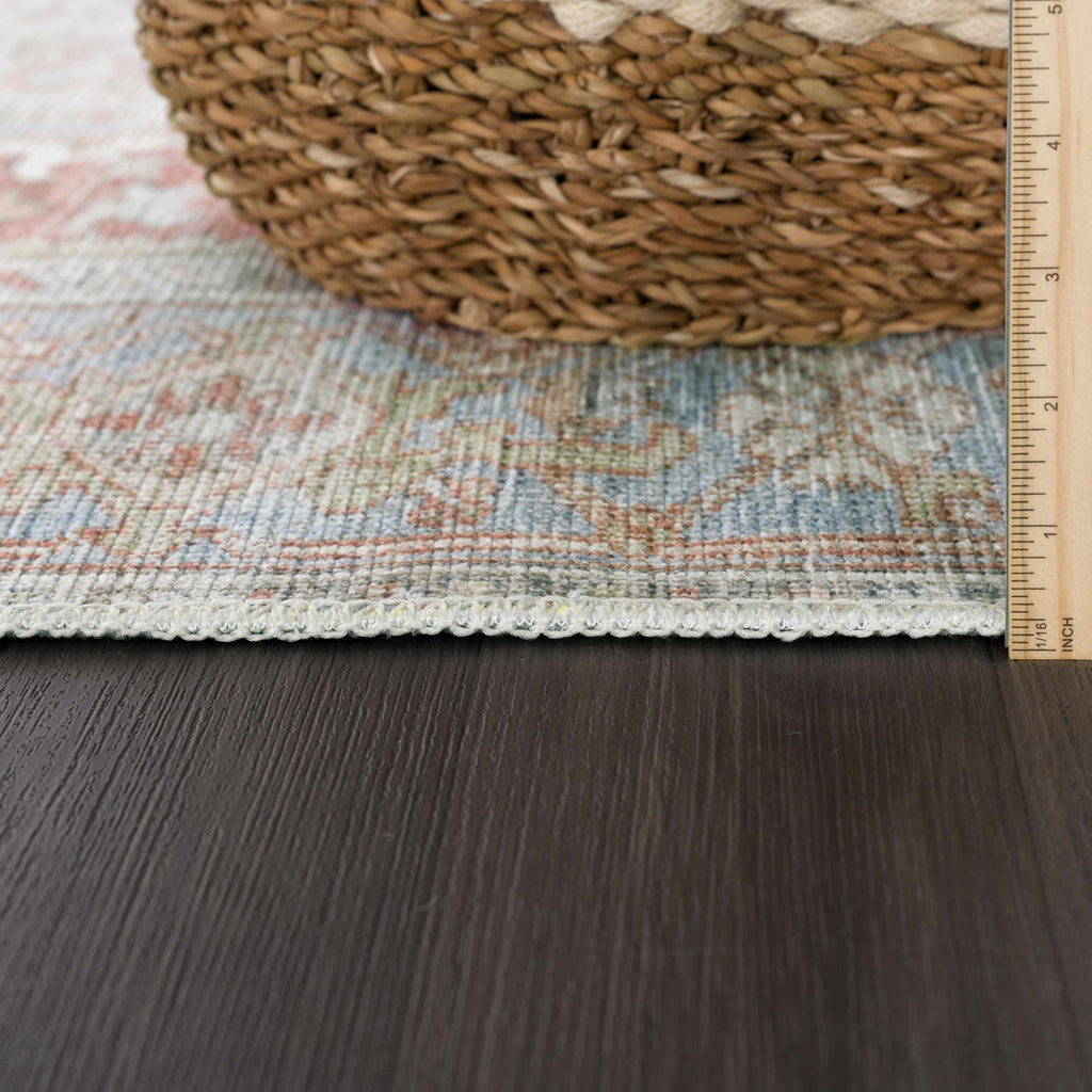 Hauteloom Maayon MAA Denim Machine Made Polyester Rug
